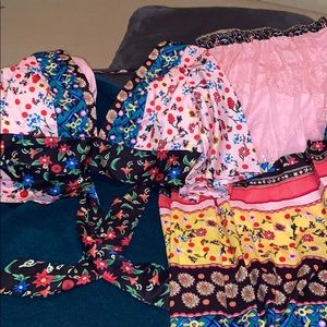 Women’s floral skirt set